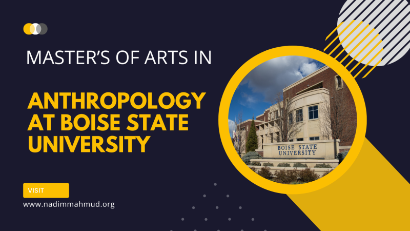 Master of Arts in Anthropology at Boise State University